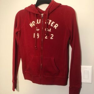 Red Hollister hoodie